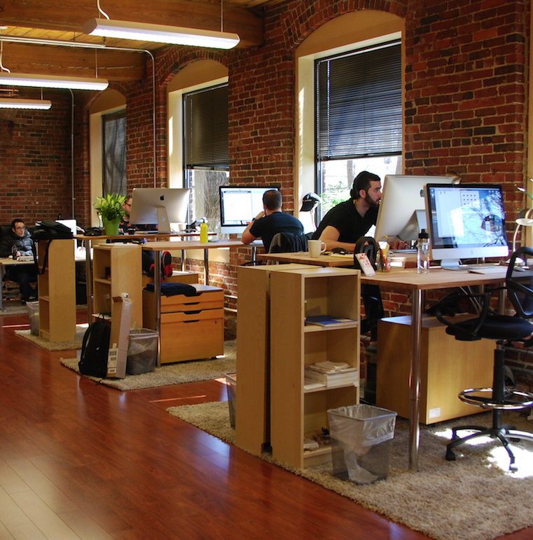 A look inside the new offices for Digital Impulse in the Riverworks complex in Watertown.