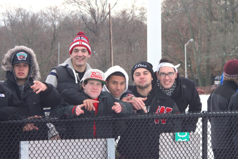 Watertown fans enjoyed a win over Belmont on Thursday's Thanksgiving Game.