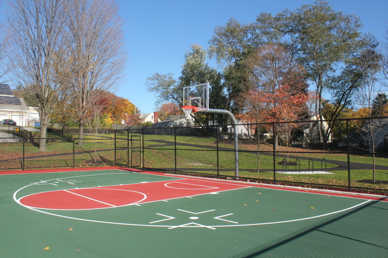The new mult-purpose Court at the park behind the Watertown Police Station.
