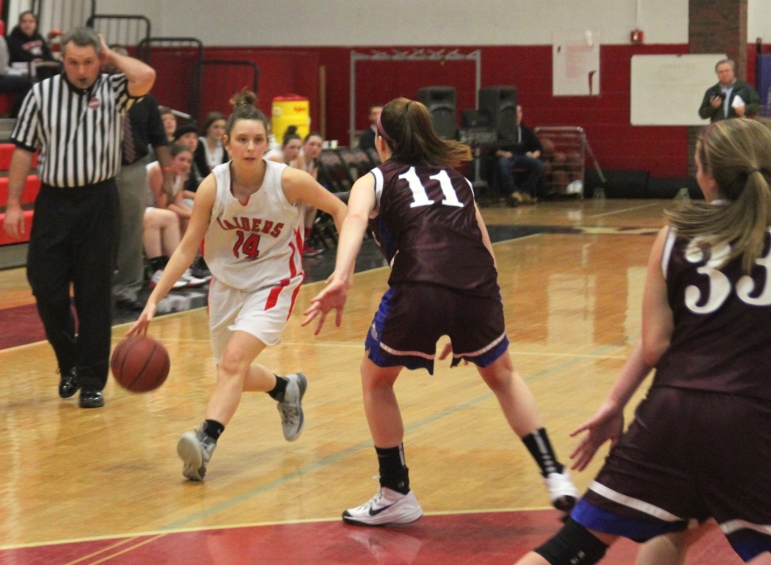 Gianna Coppola scored eight points in Watertown's win over Belmont.