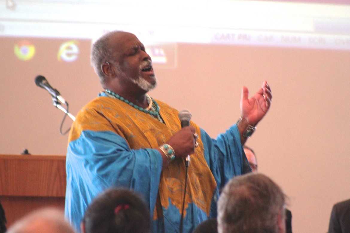 Dr. Francois Clemmons wowed those at the Unity Breakfast by singing traditional spirituals.