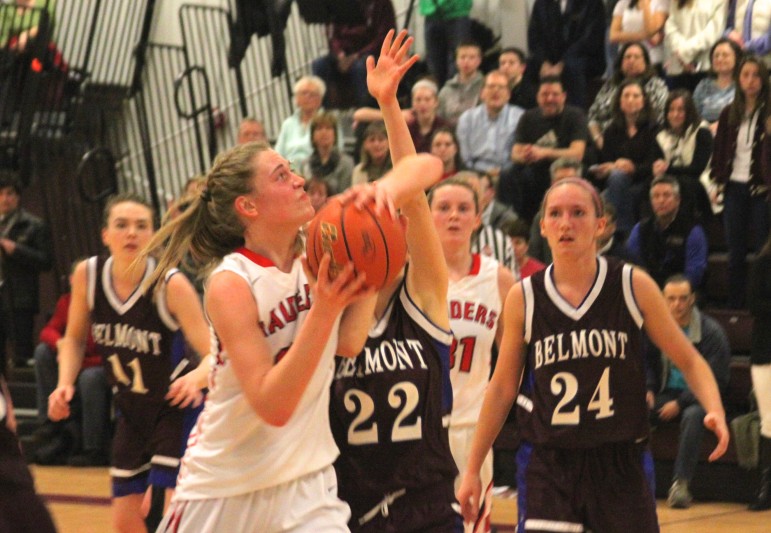Sophomore Shannon Murphy scored 10 against Belmont in the Div. 2 North Section final. 