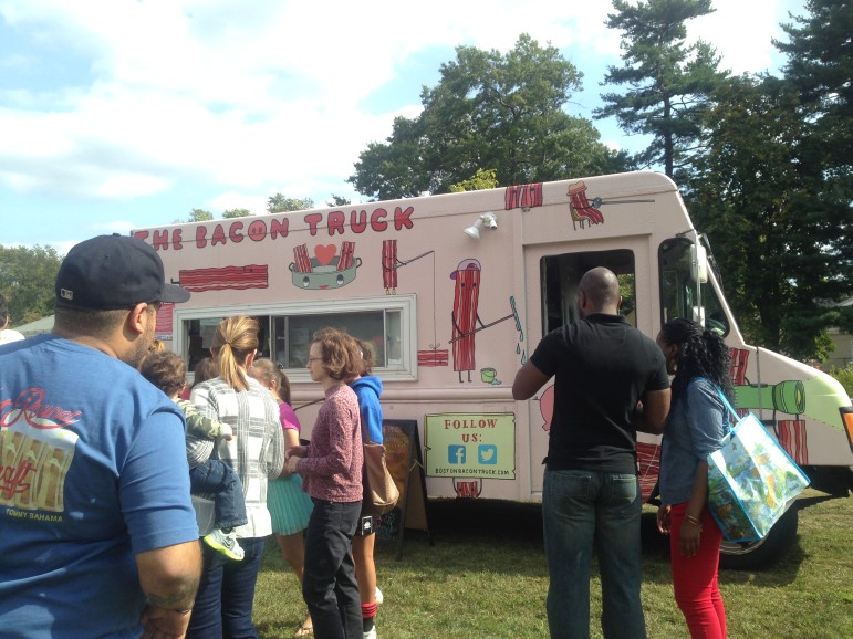 The Bacon Truck is just one of the food trucks coming to the Arsenal Project each Wednesday through September.