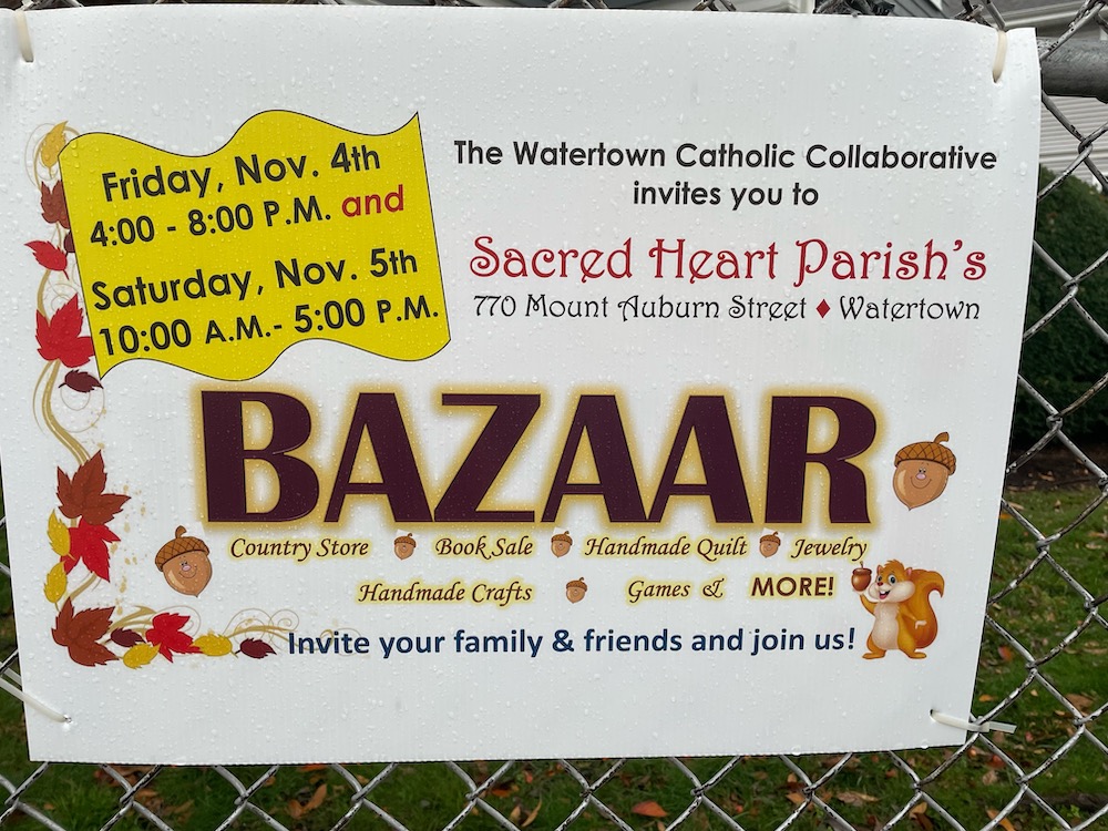Sacred Heart Parish Hosting Bazaar this Week Watertown News