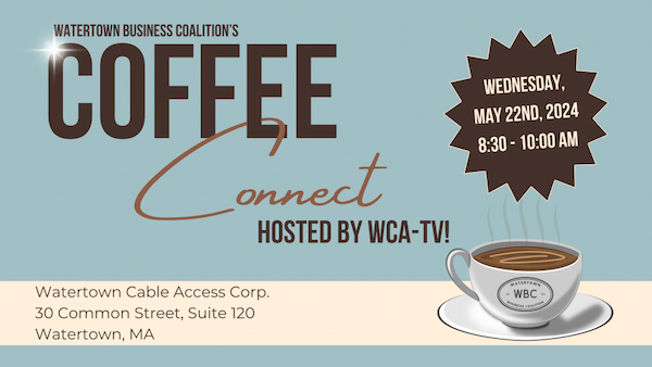 Explore the New Studios at Watertown Cable with Business Coalition’s Coffee Connect Event